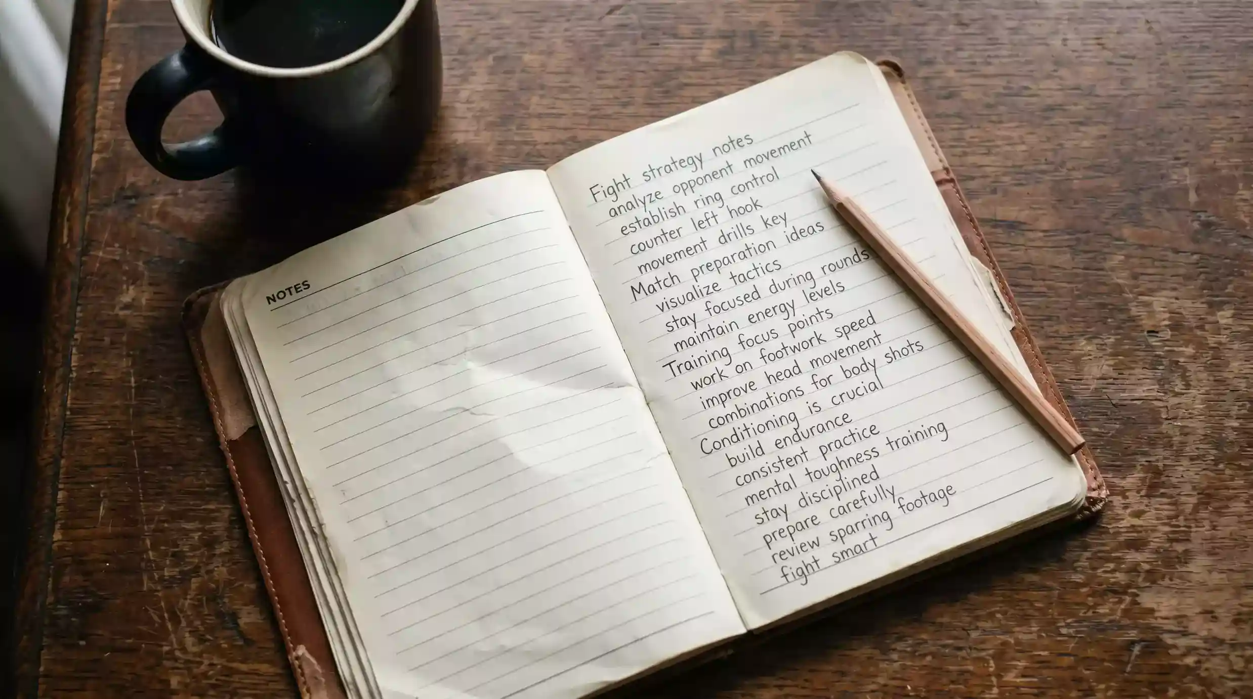 Open pocket notebook with handwritten fractional odds notes on lined paper